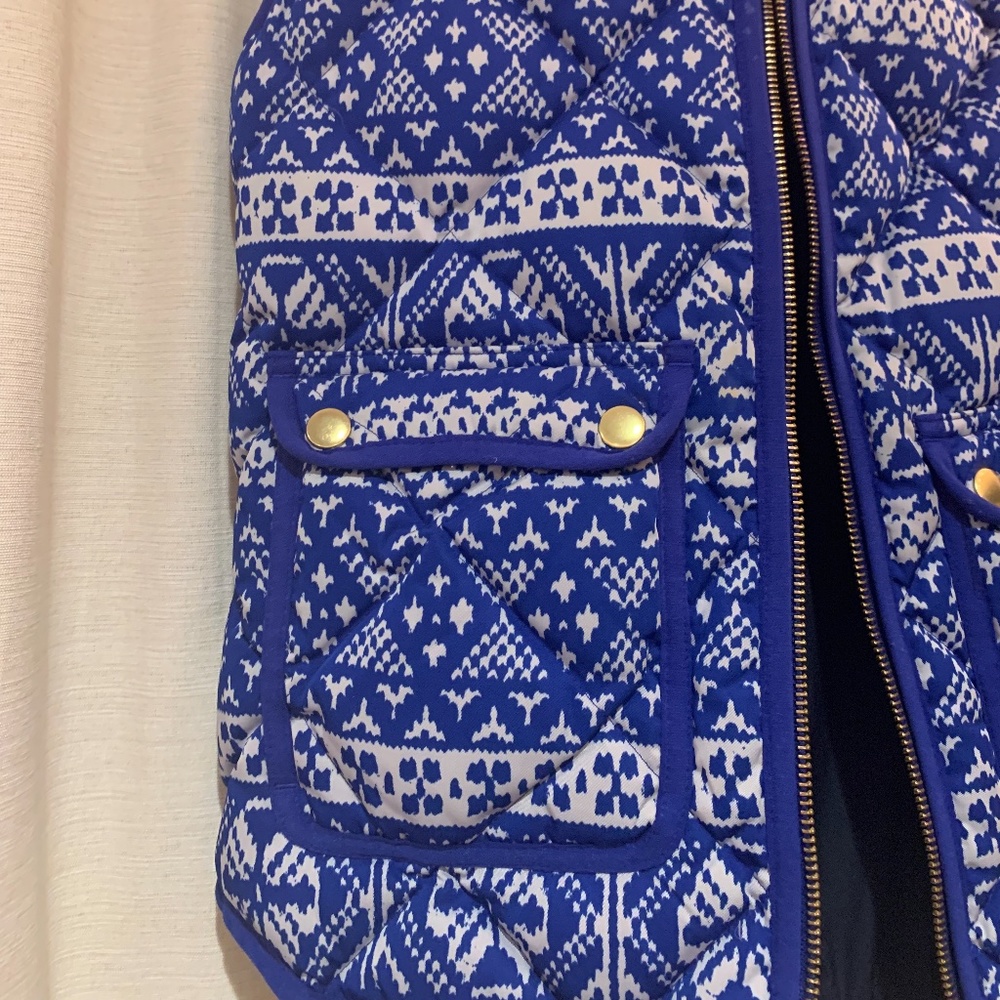 J Crew Excursion Fair Isle Down Vest - image 8